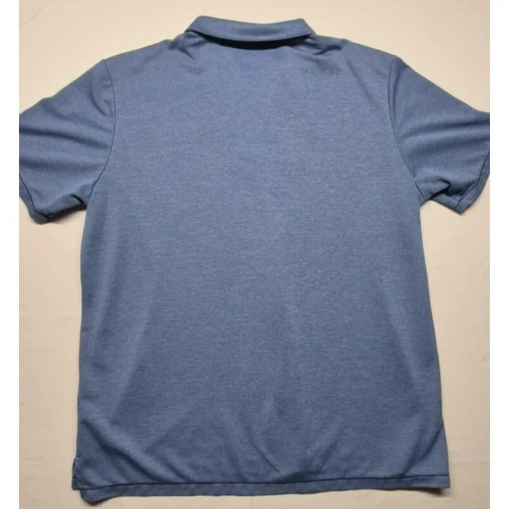 Adidas Golf‎ men's blue sports polo gray Logo sz. XL